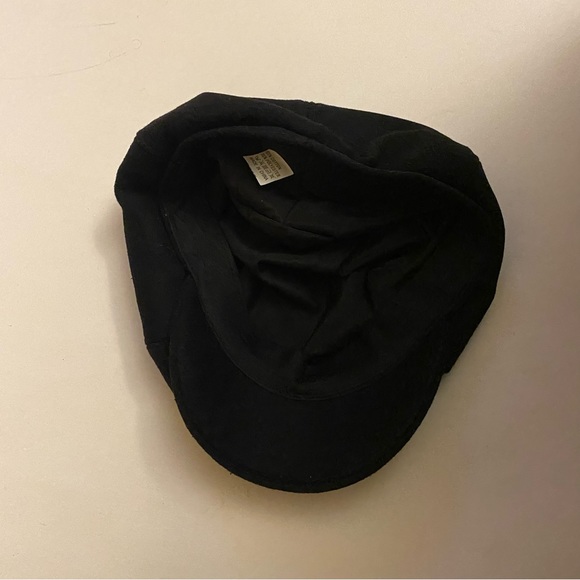 Accessories Mens Unisex Black Cotton Poly Newsboy Snap Cap Hat Poshmark